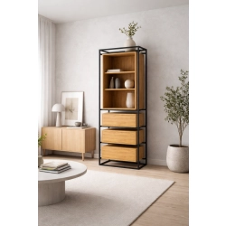 Witryna Z Drewna Litego Dębowego